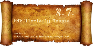 Müllerleily Tessza névjegykártya